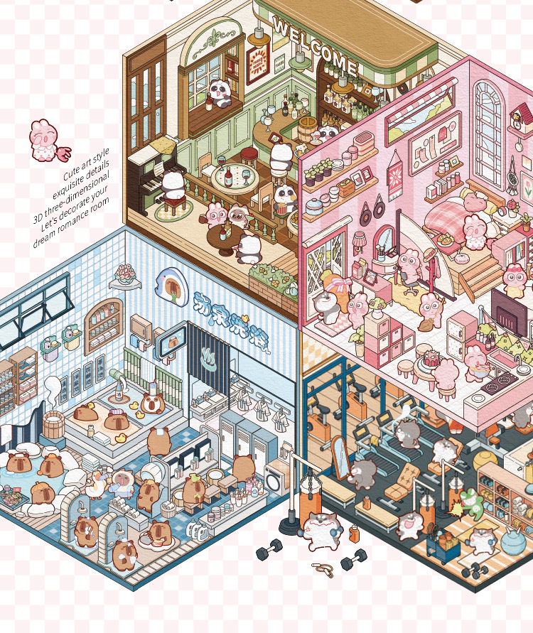 XinMo 3D Scene Sticker  PLUS - Stress Relief No-Cut DIY Miniature House Kit