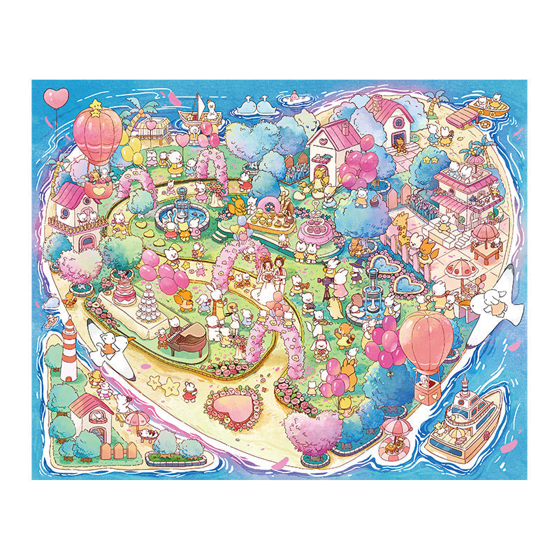 Juego de pegatinas 3D grandes de boda en isla de YiLan: escena romántica en miniatura para scrapbooking y manualidades. 